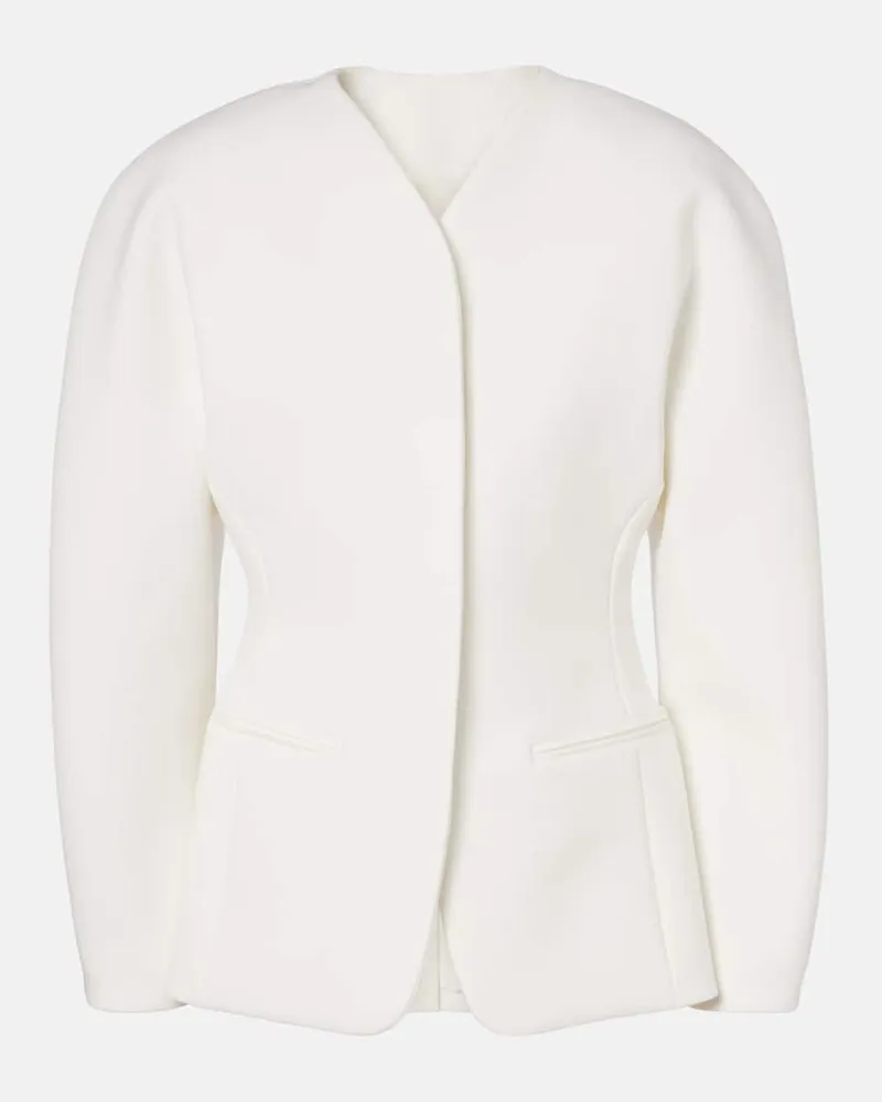 Jacquemus Giacca Ovalo Bianco