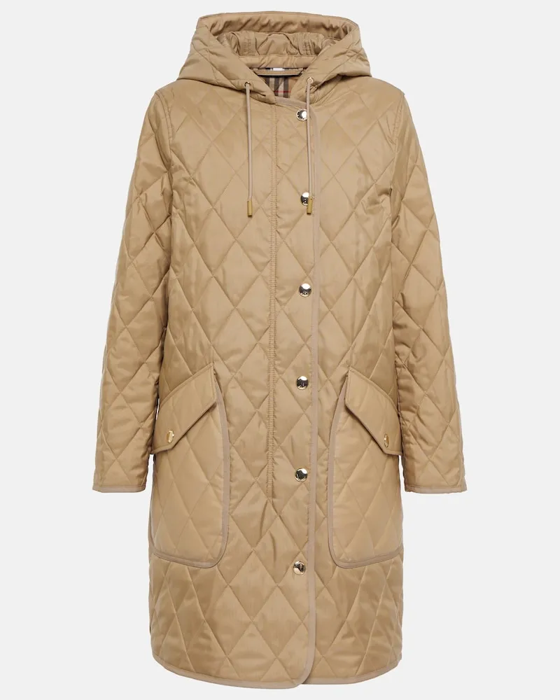 Burberry Cappotto trapuntato Beige