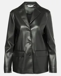 Max Mara Blazer Odilia in similpelle Nero