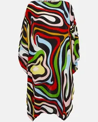 Emilio Pucci Caftano Marmo Multicolore