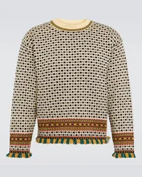 BODE Pullover in jacquard di lana Multicolore