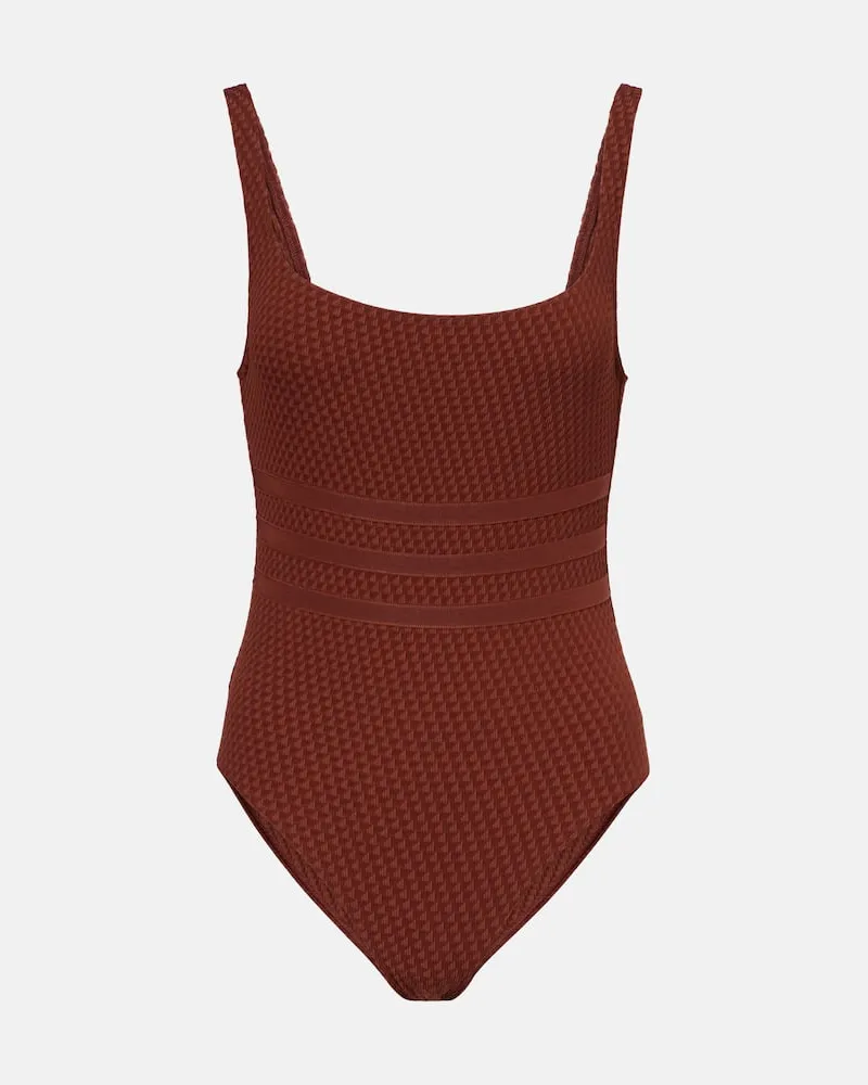 Eres Costume intero Glory in jacquard Marrone