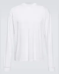 AURALEE Top in jersey Bianco