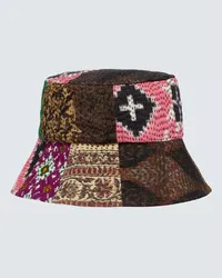 Dries van Noten Cappello da pescatore in cotone Multicolore