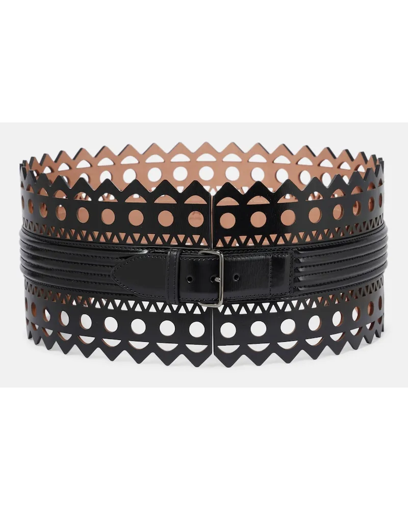 Alaïa AlaÃ¯a Cintura in pelle Nero