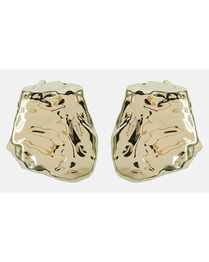 Dries van Noten Orecchini testurizzati Oro
