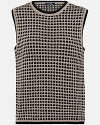 Max Mara Gilet in cotone Beige