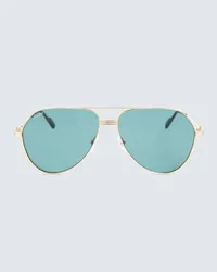 Cartier Occhiali da sole aviator Blu