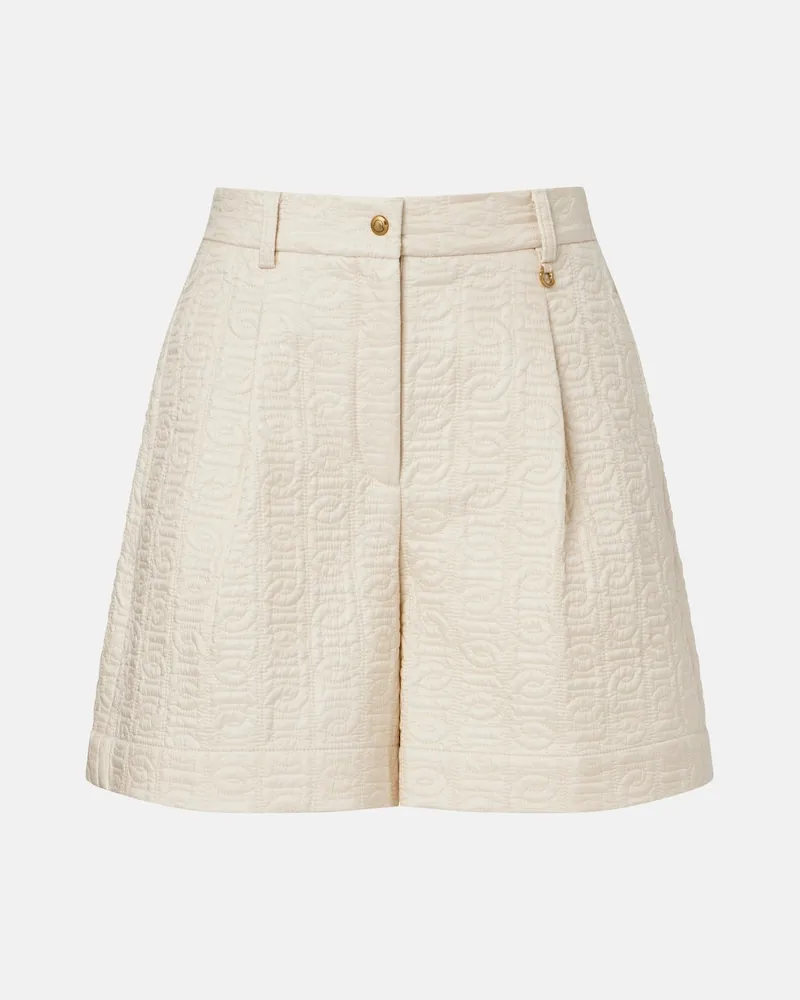 Moncler Shorts trapuntati Bianco