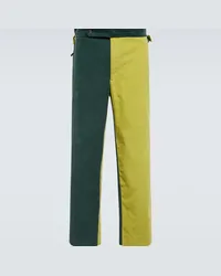 BODE Pantaloni Duo in velluto Verde