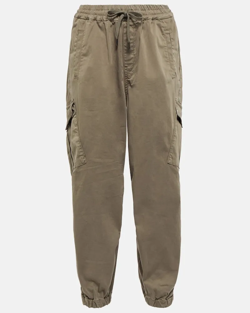 Adriano Goldschmied Pantaloni cargo in cotone Verde