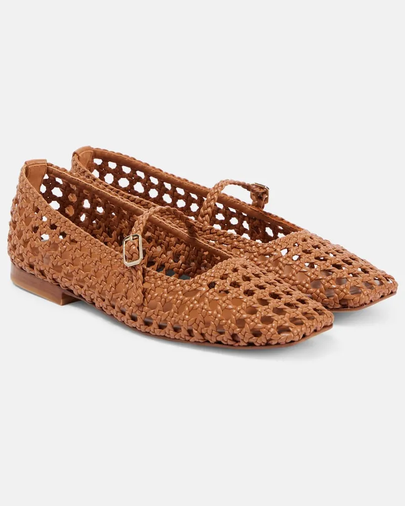 SOULIERS MARTINEZ Ballerine Paris in pelle Marrone