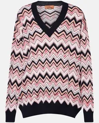 Missoni Pullover oversize a zig-zag Multicolore