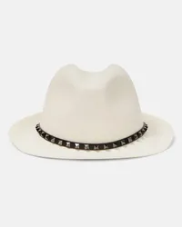 Valentino Garavani Fedora Rockstud in lana Multicolore