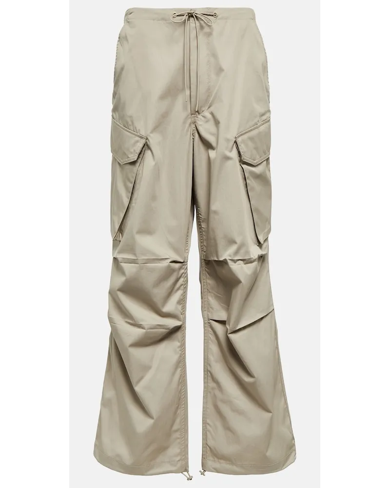 AGOLDE Pantaloni cargo Ginevra in popeline Grigio