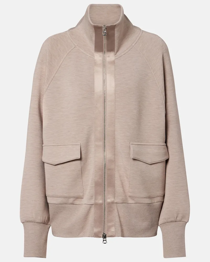 Varley Felpa Roxbury con zip Beige