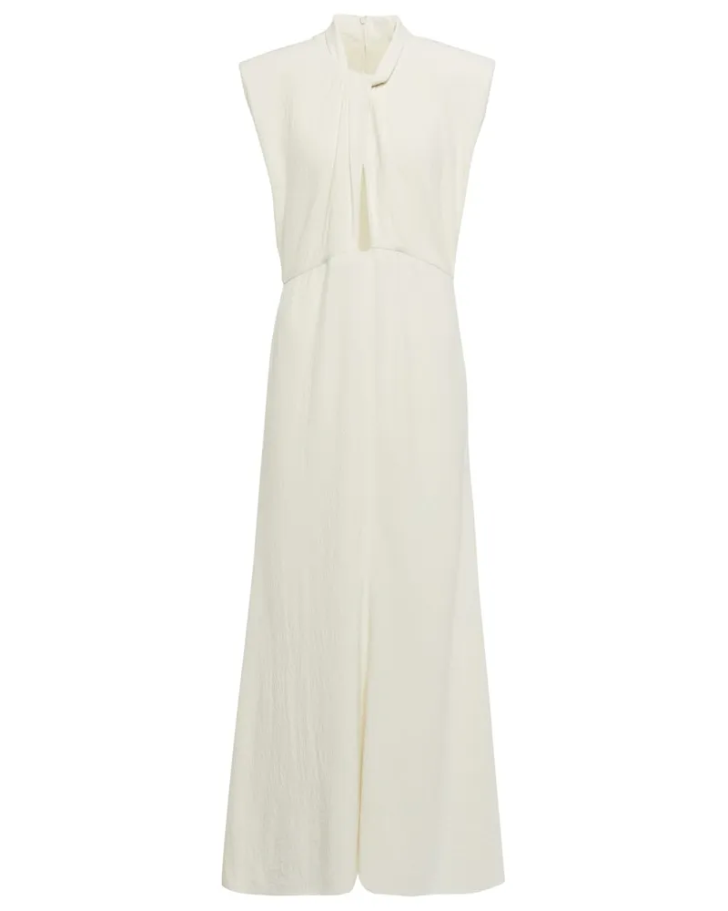 Isabel Marant Abito midi Rabea in crÃªpe Bianco
