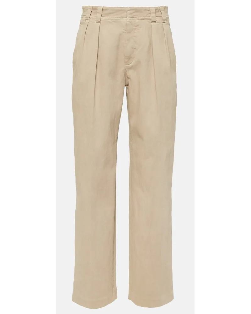 Brunello Cucinelli Jeans con pince Beige