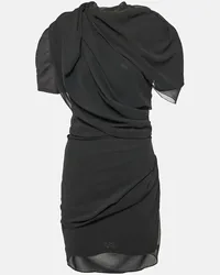 Jacquemus Miniabito La Robe Castagna in mussola Nero