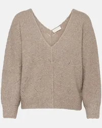 Loro Piana Pullover in cashmere Marrone