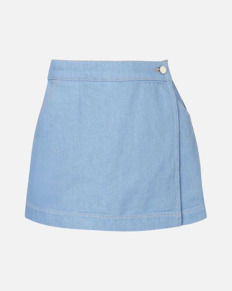 Veronica Beard Shorts Phineas in denim Blu
