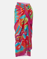 Emilio Pucci Pareo Bersaglio in cotone Multicolore