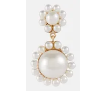 Orecchino singolo Petite Deux Jeanne in oro 14kt e perle
