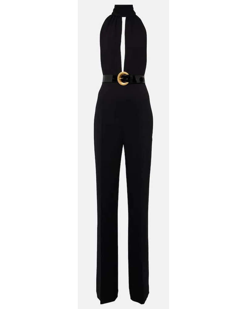Tom Ford Jumpsuit con scollo allâamericana Nero