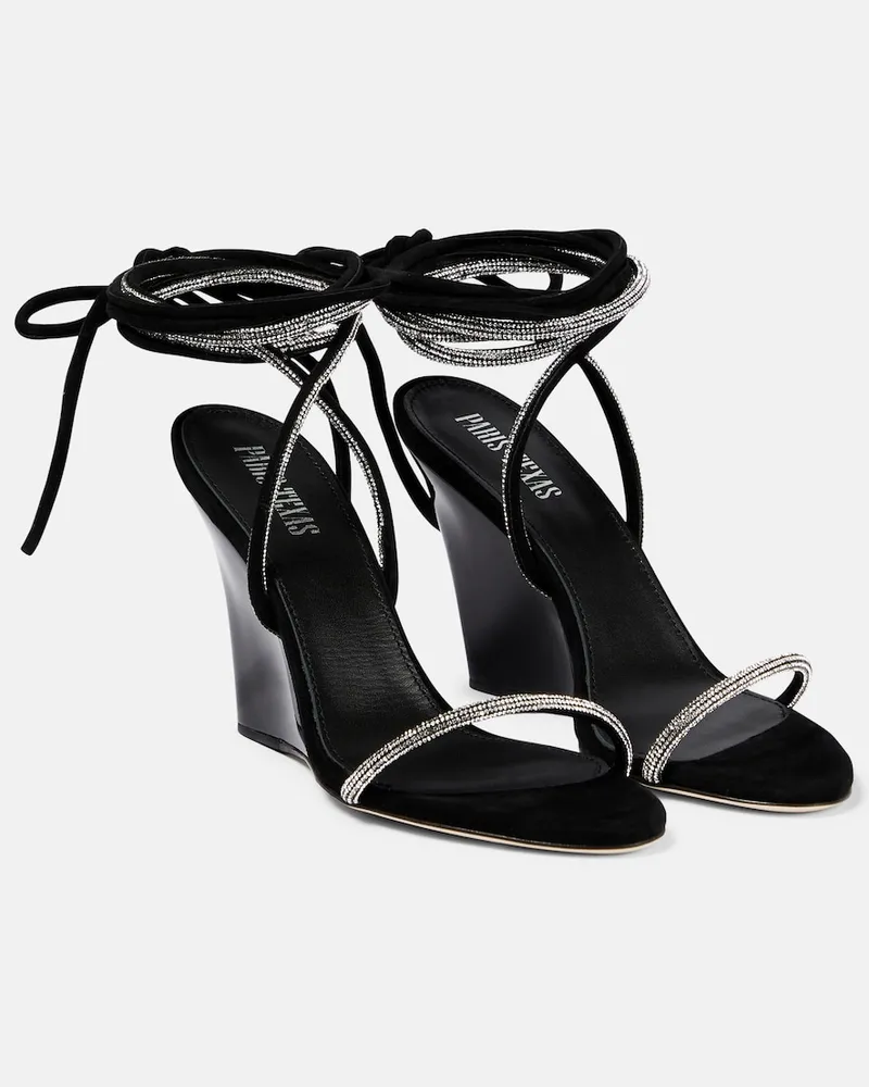 Paris Texas Sandali Willow in suede con zeppa Multicolore