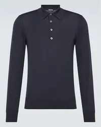 Tom Ford Polo in lana Blu