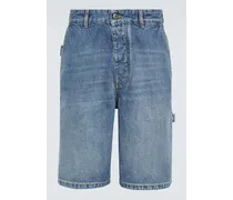 Shorts di jeans a vita media