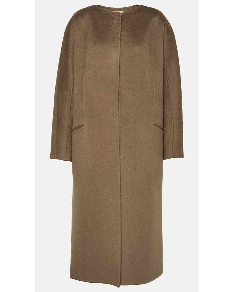 The Row Cappotto Prisheella in cashmere Marrone