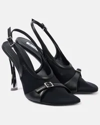 Acne Studios Pumps slingback Beba in mesh Nero