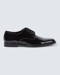 Dolce & Gabbana Stringate Derby in vernice Nero