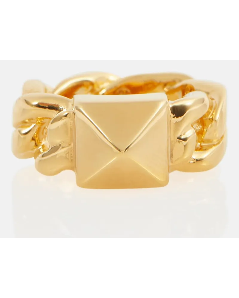 Valentino Garavani Anello a catena Rockstud Oro