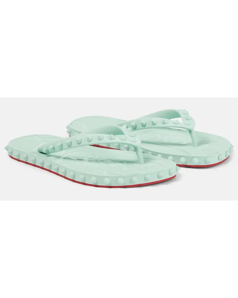 Christian Louboutin Sandali infradito Super Loubi Flip Blu