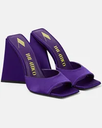 ATTICO Mules Devon in raso Viola