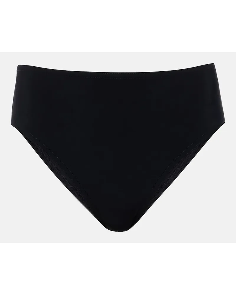 Karla Colletto Slip bikini Basics a vita alta Nero