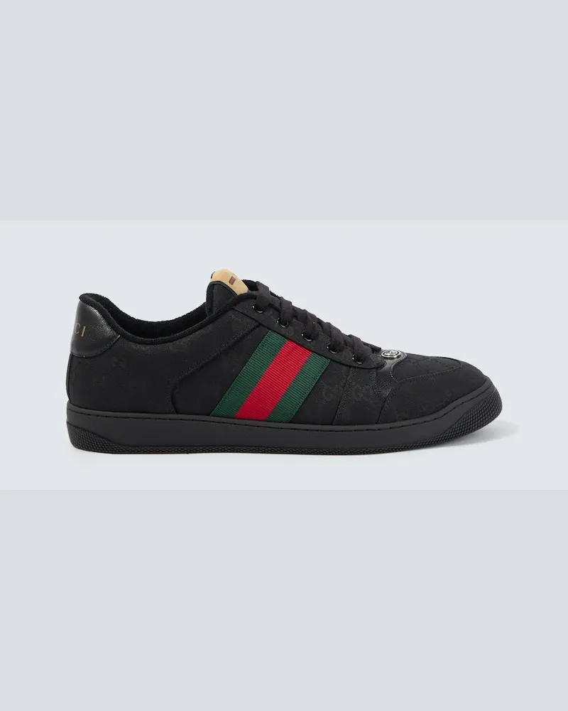 Gucci Sneakers Screener in canvas GG Nero