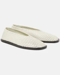 Proenza Schouler Ballerine in pelle Bianco