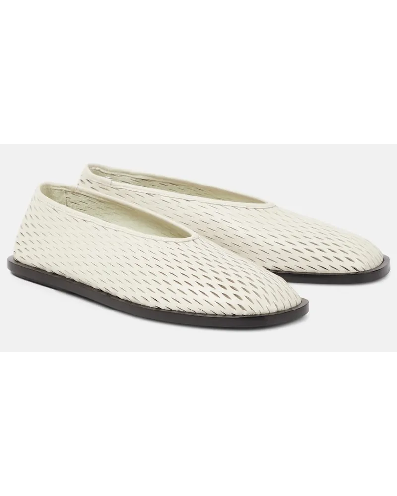 Proenza Schouler Ballerine in pelle Bianco