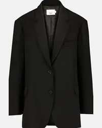 FRANKIE Shop Blazer oversize Bea in twill Nero