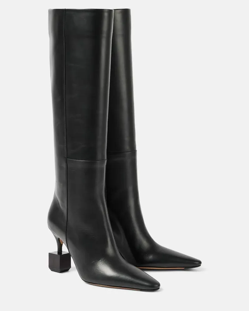 Jacquemus Stivali The Bisou in pelle Nero