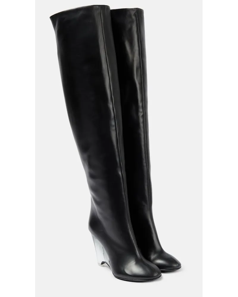 Alaïa AlaÃ¯a Stivali in pelle Nero