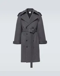 Bottega Veneta Trench in lana Grigio