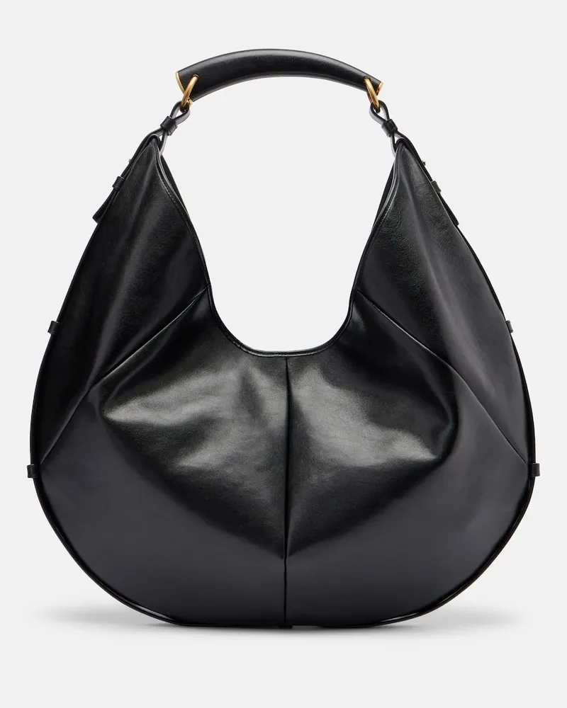 Saint Laurent Borsa a spalla Mombasa Large in pelle Nero