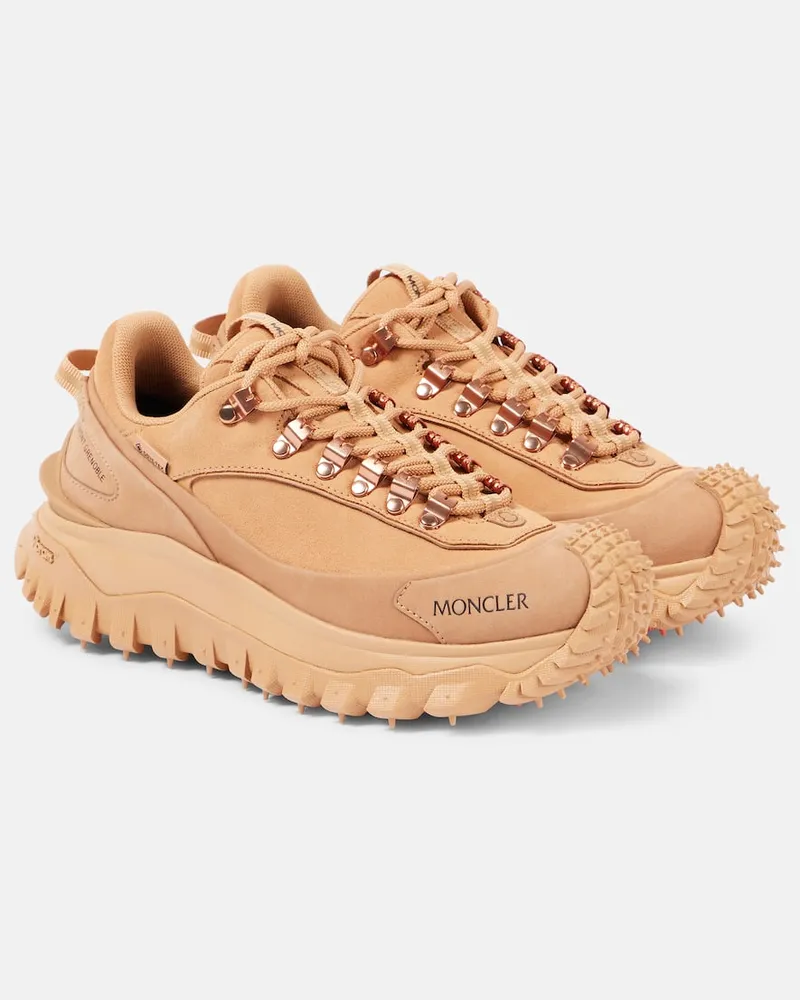 Moncler Sneakers Trailgrip Apex in pelle Marrone