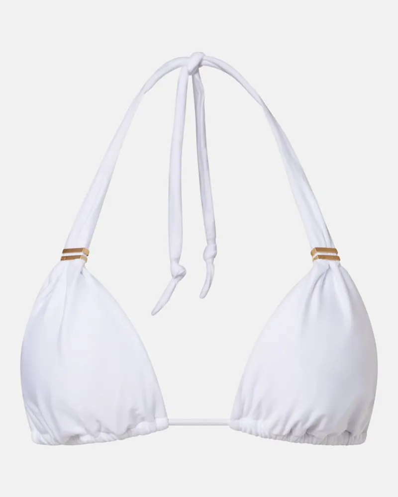 ViX Top bikini Solid Bianco