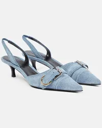 Givenchy Pumps slingback Voyou in denim Blu