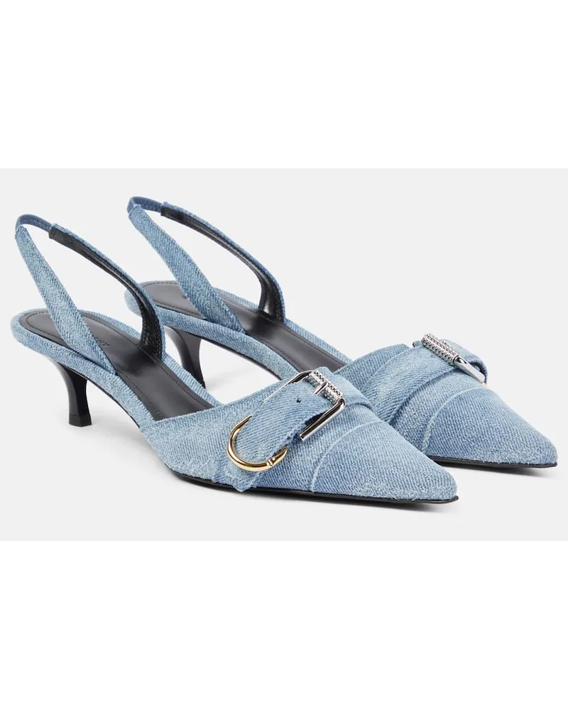 Givenchy Pumps slingback Voyou in denim Blu